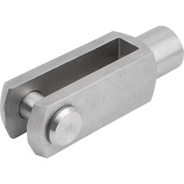 Clevis Joint DIN71752 Thread M06 Left-Hand Thread, G=12, D1=6, B=6, Stainless Steel 1.4305 Bright, Kipp, Mfr#: K0732.06121
